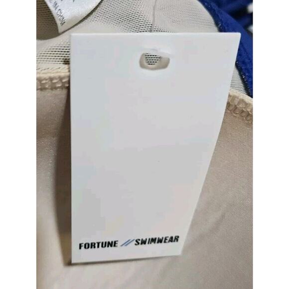 NWT Fortune Swimwear One Piece Swimsuit Blue 16W - Picture 5 of 5